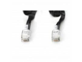 Digitus telefonski kabel spirala 0,3m (2,0m) črn
