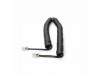 Digitus telefonski kabel spirala 0,6m (4,0m) črn