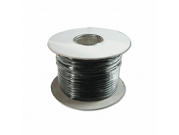 Digitus kabel Flat AWG 26-6 črn 100m kolut
