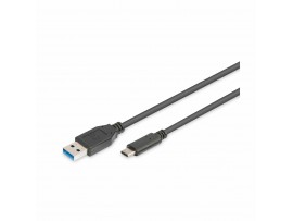 Digitus kabel USB 3.1 A-C 1m črn