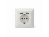 Digitus podometna vtičnica 1x 220V + 2x USB 2.1A DA-70613