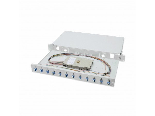 Digitus optični panel SM LC 12x duplex kaseta Pigtails OS2 DN-96331
