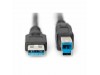 Digitus kabel USB 3.0 A-B 1,8m črn