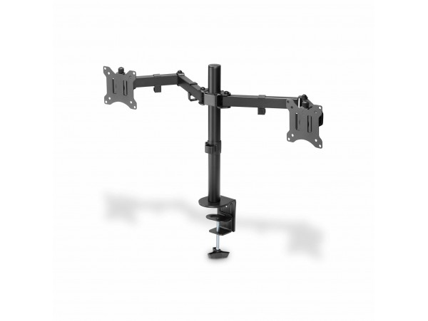 Digitus namizni nosilec za 2x monitor črn DA-90400