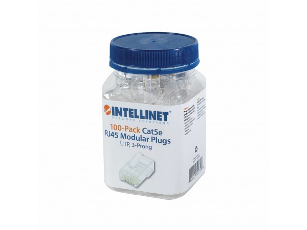 Intellinet RJ45 konektor CAT.5e UTP trdi kabel pak/100 502399