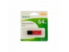 APACER USB 3.2 Gen1 ključ  64GB AH25B rdeč