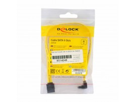 Delock kabel SATA kotni 90° 6Gb/s 0,3m 82806