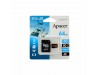 APACER microSD XC   64GB spominska kartica U3 R100 V30 A2 AP64GMCSX10U8-R