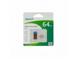 APACER USB ključ 64GB AH111 super mini srebrno/moder