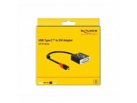 Delock pretvornik USB 3.1 TipC-DVI 24+5 4K 30Hz 61213