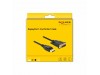 Delock kabel DisplayPort-DVI 1m 4K 85312