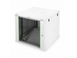 Digitus zidni kabinet 12U 638 600x600 siv sestavljen DN-19 12U-6/6-EC