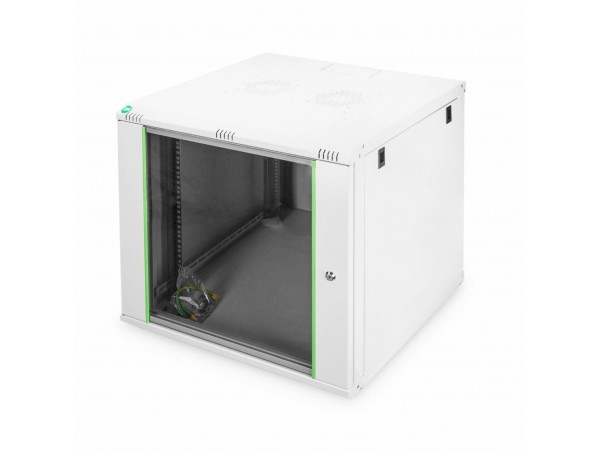 Digitus zidni kabinet 12U 638 600x600 siv sestavljen DN-19 12U-6/6-EC
