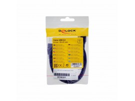 Delock kabel USB A-B mini kotni-horiz. 0,5m 82680