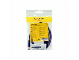 Delock kabel USB M - napajalni M DC 5,5 fi x 2,1mm 1m 82197