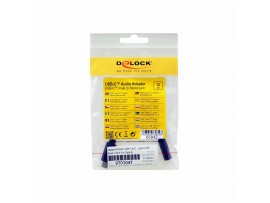 Delock adapter AVDIO USB TipC- Jack 3,5Ž stereo 14cm črn 65842