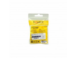 Delock adapter USB-A 3.0 M-USB-A Ž kotni 65339