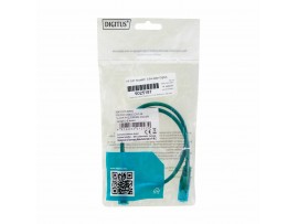 Digitus patch UTP CAT.5e  0,5m zelen