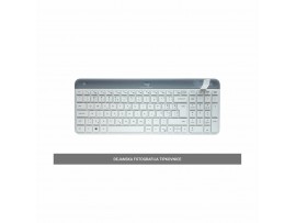 Logitech tipkovnica & miška MK470 SLO slim brezžična bela 920-009205
