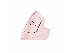 Logitech miška vertikalna Lift brezžična roza 910-006478