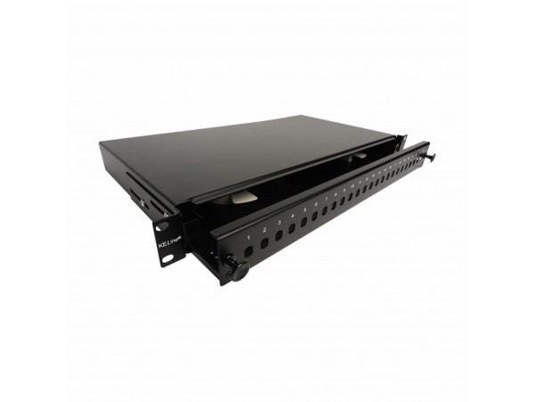 KELine optični panel  rack 24x ST prazen RAB-FO-X15-SL