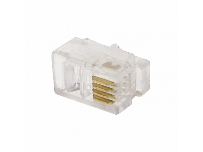 RJ09 konektor 4p4k DO pak/100