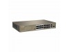Tenda stikalo 100M 18-port 16x PoE 1xSFP 2xGiga rack / namizni TEF1118P-16-150W