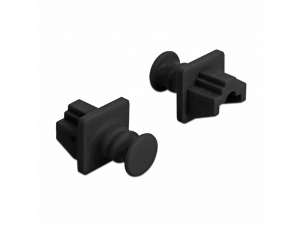 Delock protiprašna zaščita za RJ45 priključke črna pak/10 86176