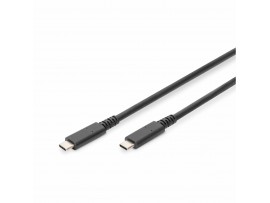 Digitus kabel USB 4.0 C-C 8K 60Hz 240W 1m črn AK-300343-008-S