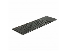 Delock tipkovnica brezžična Touchpad DE razporeditev tipk črna 12454
