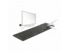 Delock tipkovnica brezžična Touchpad DE razporeditev tipk črna 12454