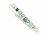 Bachmann razdelilec rack 7x250V PVC siv s stikalom 2m 333.600