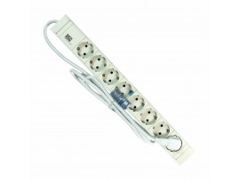 Bachmann razdelilec rack 8x250V PVC 2m siv 333.601