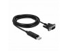 Delock pretvornik USB-Serial DB09 M FTDI 1.8m 66282