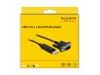 Delock pretvornik USB-Serial DB09 M FTDI 1.8m 66282
