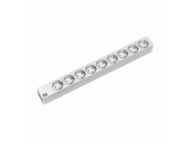 Bachmann razdelilec rack 9x250V ALU 2m siv 333.401