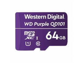 WD PURPLE microSD XC 64GB spominska kartica QD101 UHS-I Class 10