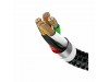 Baseus polnilni kabel USB 3v1 Lightning/ TipC/Mikro 3.5A tri barve 1,2m