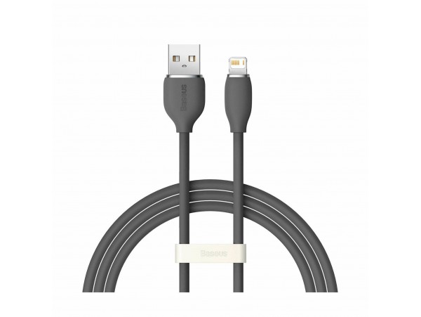Baseus kabel USB/Lightning 1.2m 2.4A Silica gel črn CAGD000001
