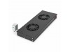 Digitus hladilna enota 2x ventilator s termo. strop/rack črna DN-19 FAN-2-HO-SW