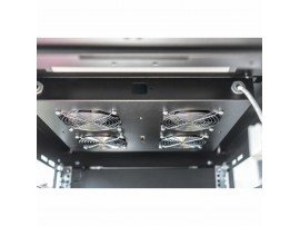 Digitus hladilna enota 4x ventilator s termostatom črna DN-19 FAN-4-B-N