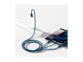 Baseus kabel USB 3v1 Lightning/TipC/ Mikro 1.5m moder CAMLTYS-03