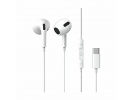 Baseus slušalke+mikrofon Encok C17 bele z USB-C NGCR010002