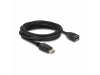 Delock podaljšek DisplayPort 5m 4K 60Hz črn 80004
