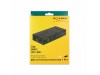 Delock hub USB 3.0 4xA DIN 15kV ESD zaščita 63309