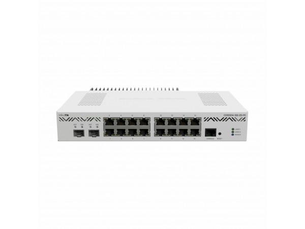 Mikrotik usmerjevalnik 16-port Giga +2x SFP+ rack CCR2004-16G-2S+PC