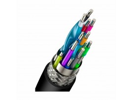 Baseus kabel HDMI 5m Cafule 4K 60Hz črn CADKLF-H01