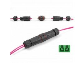 Delock optični I člen vodoodporen LC duplex SM APC 87874 Delock optični I člen vodoodporen LC duplex SM APC 87874