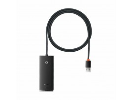 Baseus hub USB 3.0 4xTipA TipC 1m črn WKQX030101