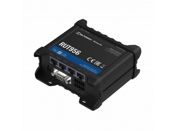 Teltonika usmerjevalnik WiFi 150Mb LTE 2xSIM RS232/RS485 RUT956